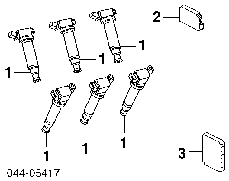 Котушка запалювання 9008019012 Toyota