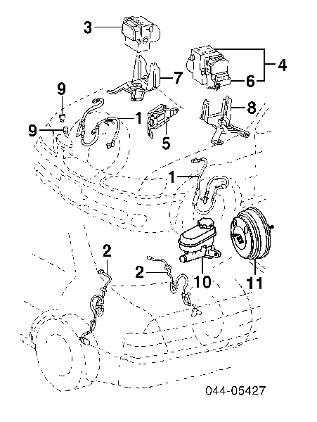 Циліндр гальмівний, головний 0729498 Beck Arnley