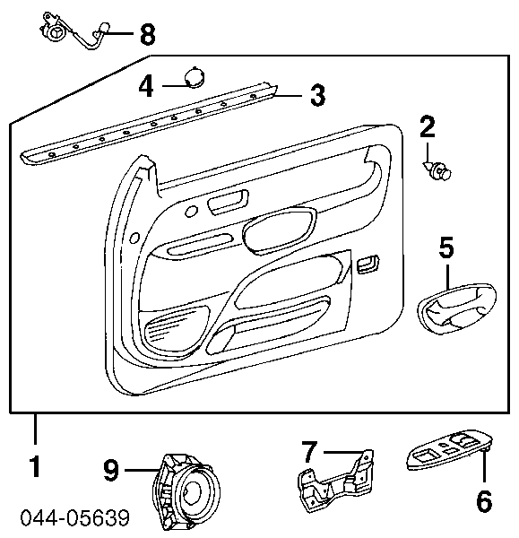 Купити 6777128020 Toyota Пістон (кліп) кріплення обшивки дверей