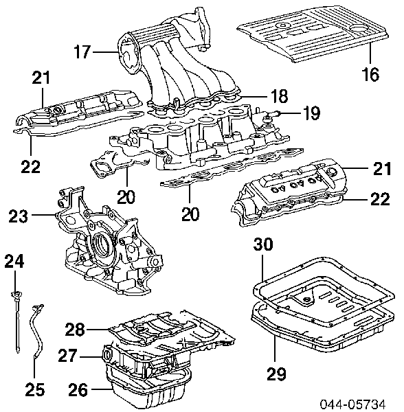 Помпа масляна Toyota 1510020040 ціна, від 141.08 USD