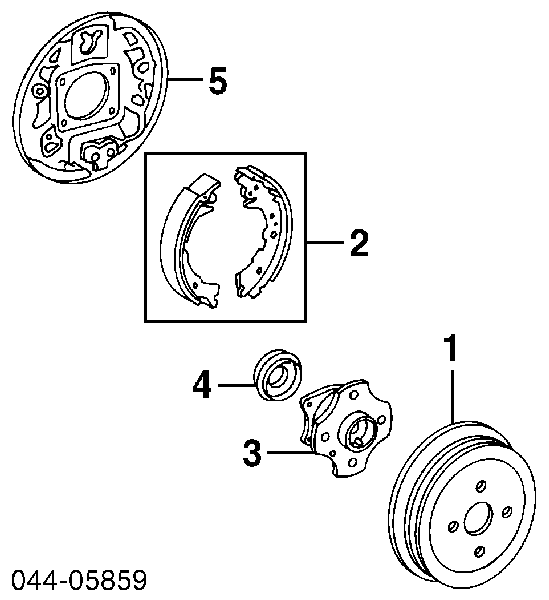 Маточина задня 4245052021 Toyota