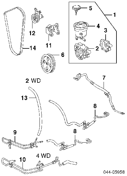 Клиновий ремінь Toyota 9936491080 ціна, від 5.20 USD
