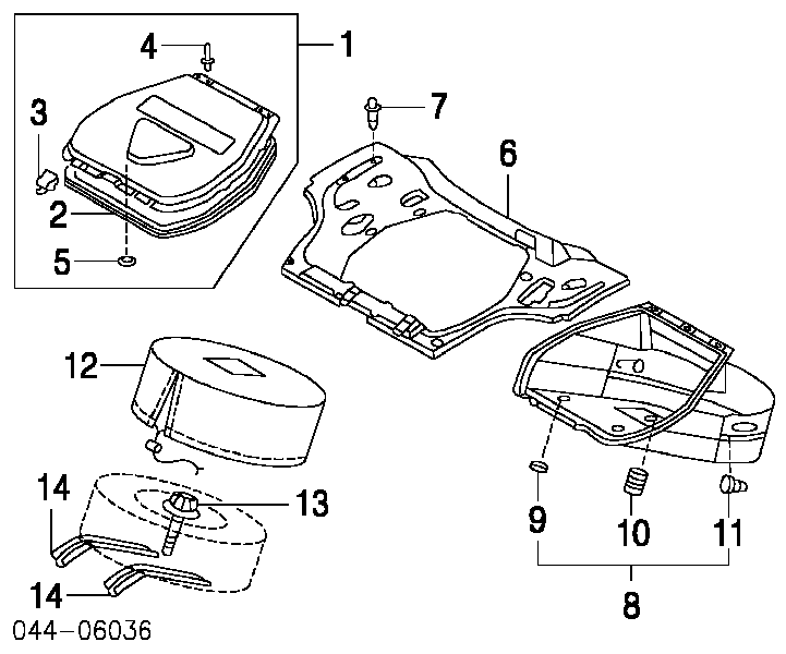 Пістон (кліп) кріплення підкрилки переднього крила 9046707076 Toyota