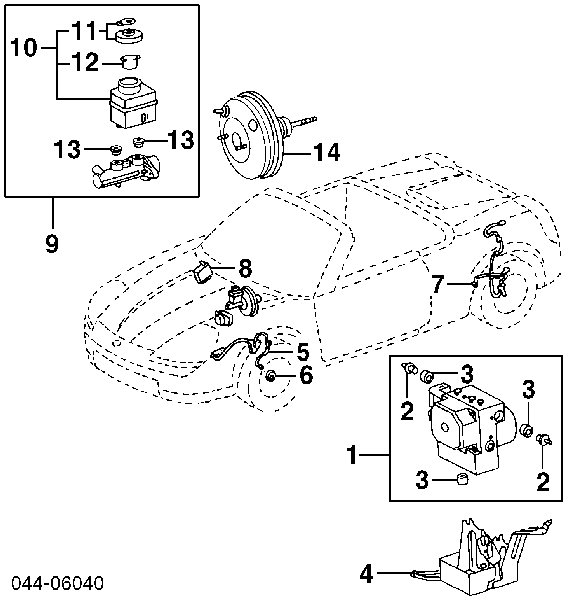 Кришка бачка головного гальмівного циліндру 4723020140 Toyota