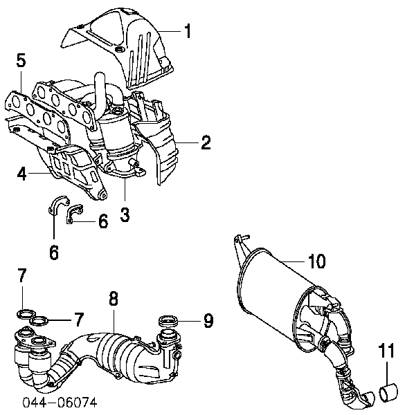Купити 1745122060 Toyota Прокладка штанів