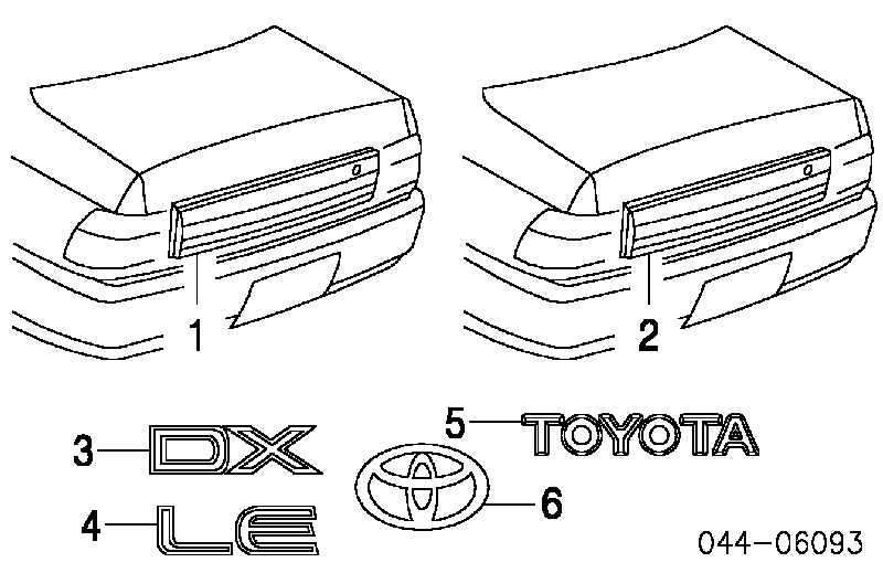 7544733040 Toyota 