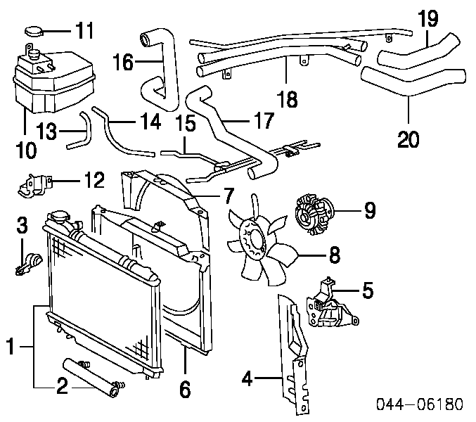 Купити 1640176021 Toyota Кришка радіатора