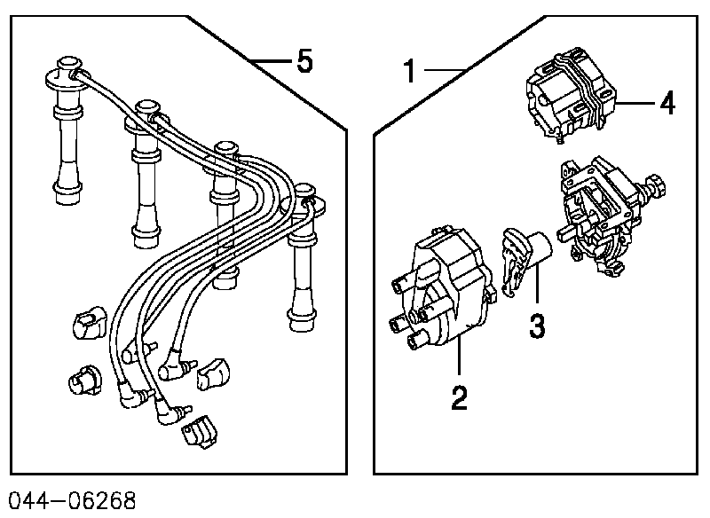 1903775010 Toyota Проводи високовольтні