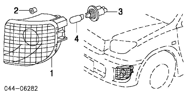 Вказівник повороту правий 8151142050 Toyota