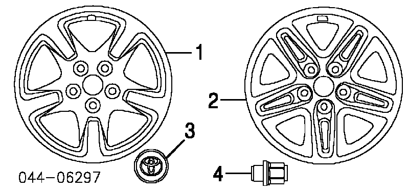 Диск колісний стальний (штампований) Toyota RAV4 2 (XA2) (Тойота Рав4)