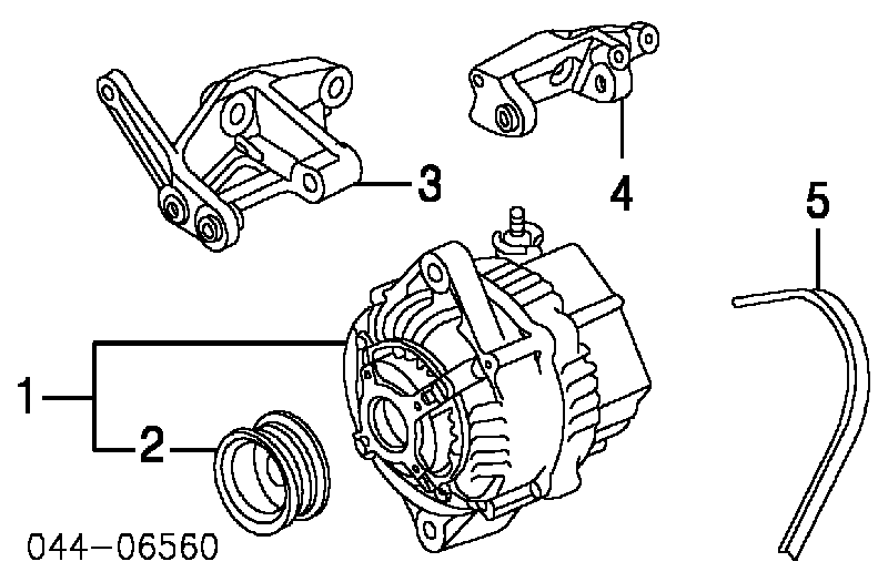 809218160 Subaru ремінь приводний, агрегатів