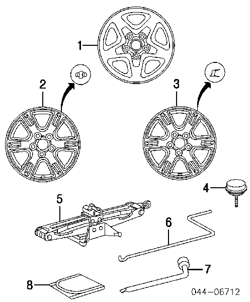 Домкрат 091110W090 Toyota