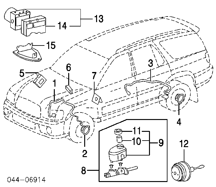 Датчик кута повороту кермового колеса 892450C010 Toyota