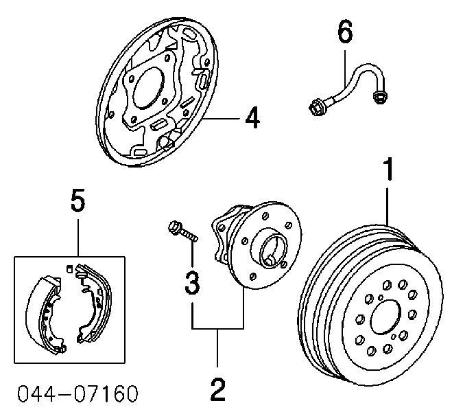 4241012250 Toyota Маточина задня