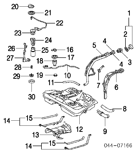 8332002050 Toyota Датчик бензобака