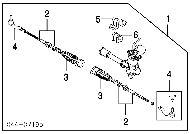 Наконечник рульовий Toyota 4504749045 ціна, від 12.55 USD