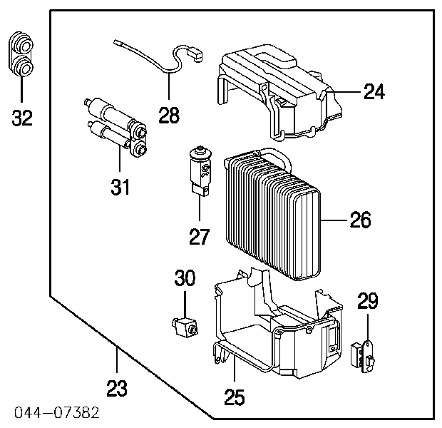 Клапан TRV, кондиціонера 885150C020 Toyota