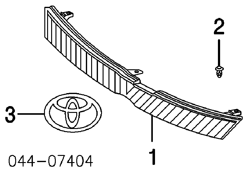 Решітка радіатора 5311152210 Toyota