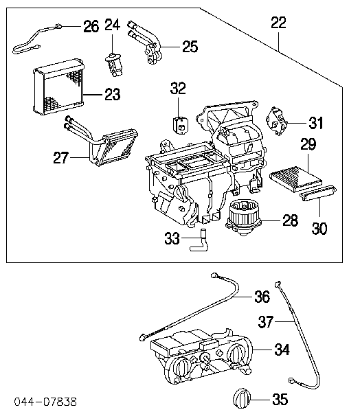 Фільтр повітряний обігрівача Toyota 8856802020 ціна, від 4.38 USD