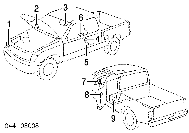 Емблема кришки багажника, фірмовий значок 7457135020 Toyota