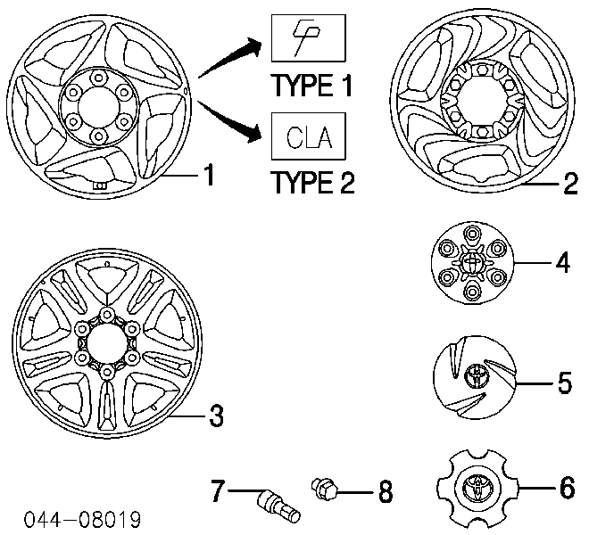 42603AF030 Toyota Ковпаки на колеса