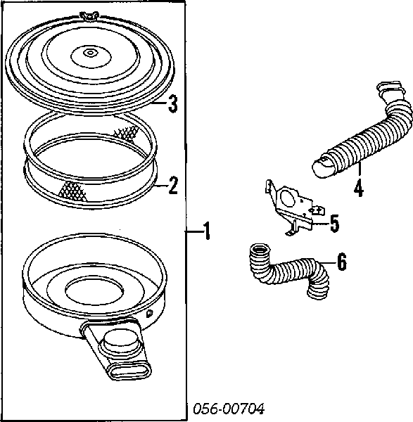 Фільтр повітряний 8250409290 Isuzu