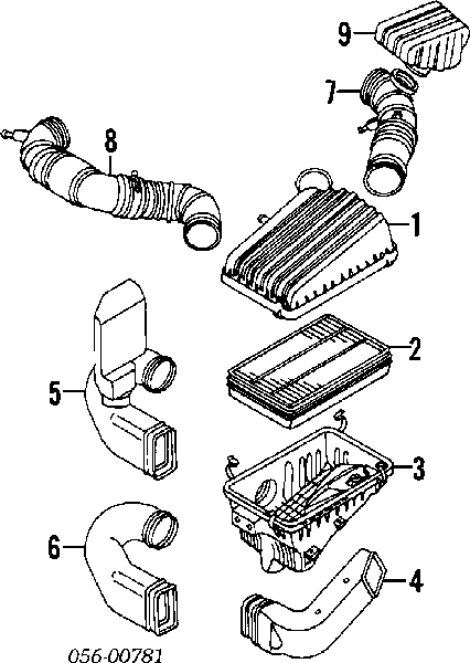 Фільтр повітряний 97111423 Isuzu