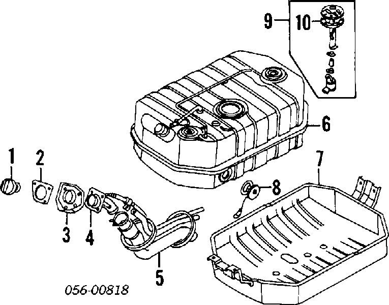 Паливний насос електричний, занурювальний 97016142 Isuzu