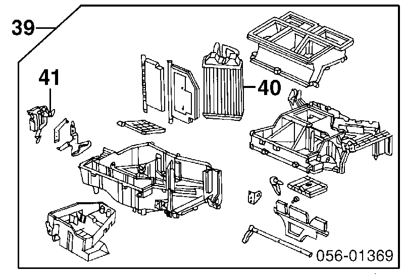  Радіатор пічки (обігрівача) Honda Shuttle 1