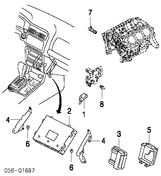 Котушка запалювання 8971363250 Honda