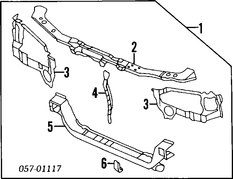 Панель передня Mitsubishi MB907588 ціна, від 127.55 USD