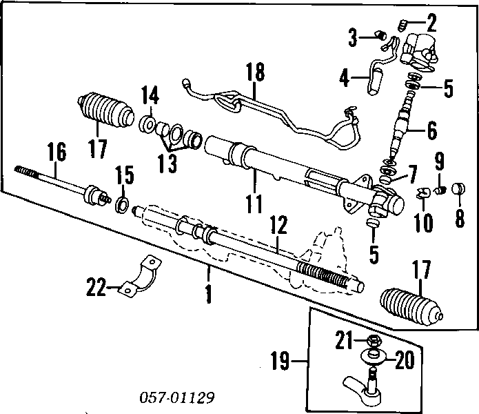 Управління рульове в зборі Mitsubishi MB871816 ціна, від 192.56 USD