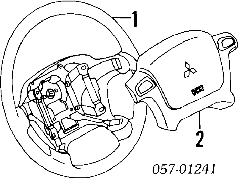 MR712581 Mitsubishi Рульове колесо