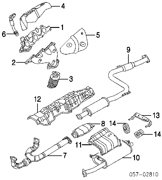 Купити MB059936 Mitsubishi Подушка глушника