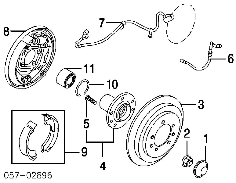 Маточини задніх коліс Mitsubishi MR510149 ціна, від 20.16 USD