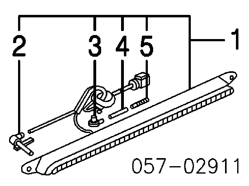 MR971537 Mitsubishi Стоп-сигнал заднього скла