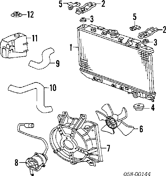19010PR3024 Honda Радіатор охолодження двигуна