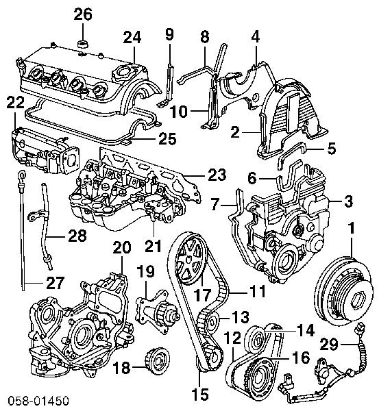 37840P0AA01 Honda датчик положення (оборотів коленвалу)