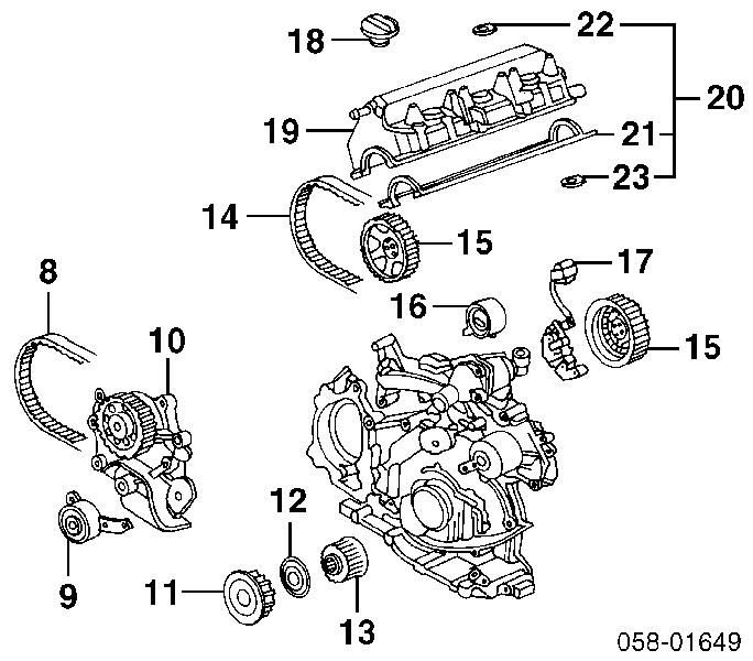 Ущільнююче кільце 90441PT0000 Honda