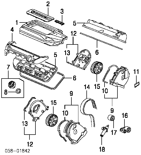 14400P8AA02 Honda Ремінь двигуна