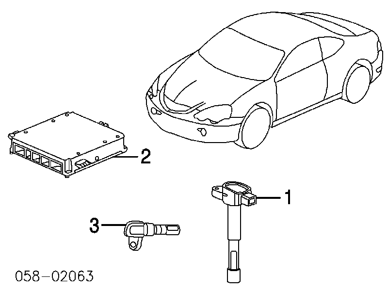 37500PNA003 Honda датчик положення (оборотів коленвалу)
