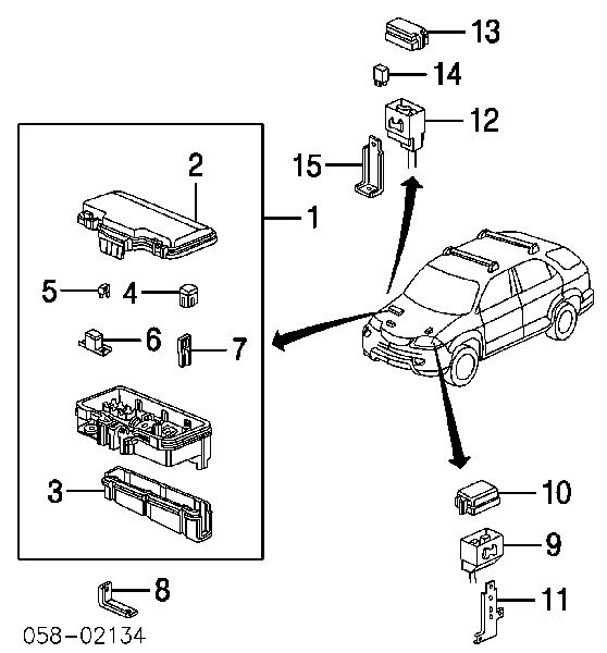 Реле електричне багатофункціональне 39794S10003 Honda