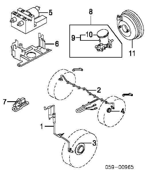 BAS8551 Kavo Parts датчик абс (abs передній, правий)