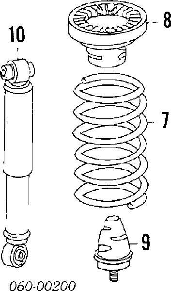 Пружина задня 5535024500 Hyundai/Kia