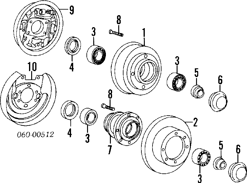 Сальник задньої маточини, внутрішній 5271328000 Hyundai/Kia