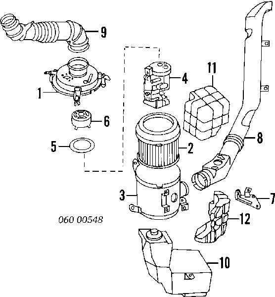 2811133110 Hyundai/Kia Корпус повітряного фільтра, верхня частина