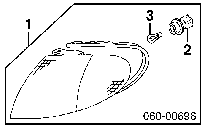 Габарит-покажчик повороту, лівий Hyundai Elantra (Хендай Елантра)