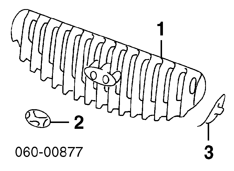 Решітка радіатора 8635134500 Hyundai/Kia