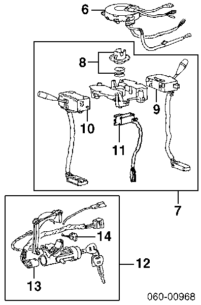 9345027101 Hyundai/Kia Перемикач підрульовий