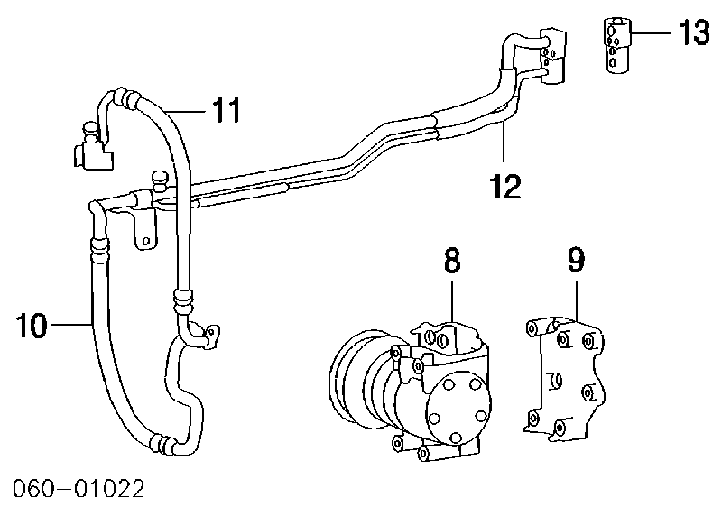 Компресор кондиціонера 9770138071 Hyundai/Kia